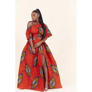 African Print Konadu Maxi Skirt